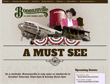 Tablet Screenshot of bonanzaville.org